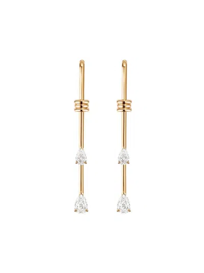 Repossi Women's Blast 18k Yellow Gold & 1.65 Tcw Diamond Drop Earrings
