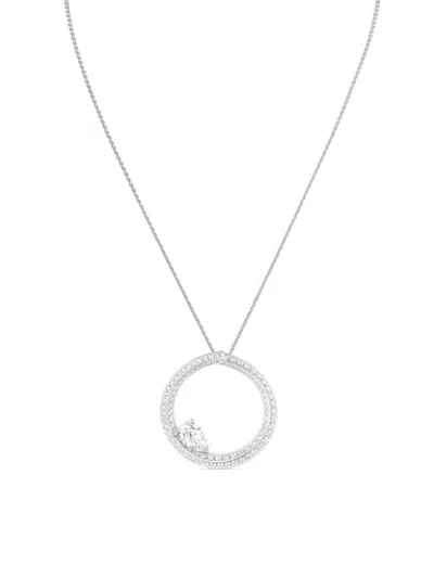 Repossi Women's Brevis 18k White Gold & 2.38 Tcw Diamond Circle Pendant Necklace