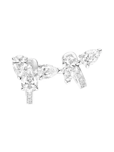 Repossi Women's Serti Sur Vide 18k White Gold & 1.40 Tcw Diamond Single Earring In Metallic