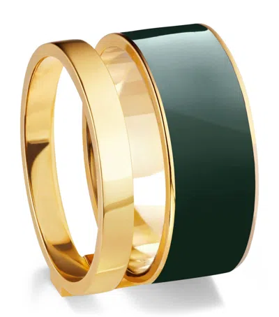 Repossi Yellow Gold 2-band Berbere Ring In Rose Gold