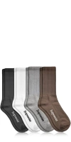 Repossier Neutrals Classic Crew Socks 4-pack