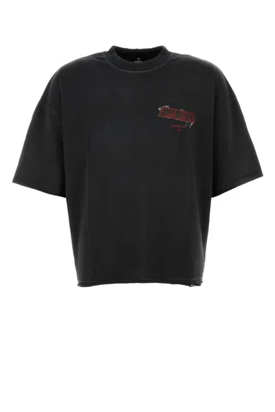 Represent 100% Cotton T-shirt In Black