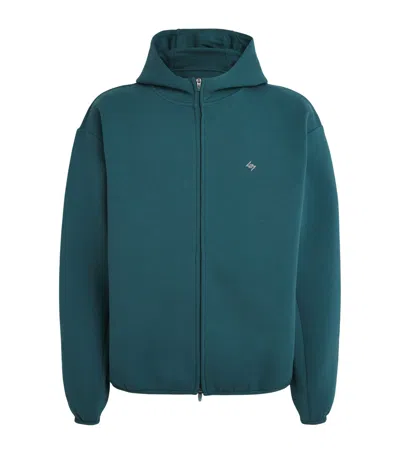 Represent 247 247 Numbers Zip-up Hoodie In Blue