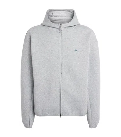 Represent 247 247 Form Zip-fastening Hoodie In Gray