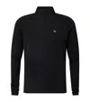 Represent 247 247 Run Quarter-zip Top In Black