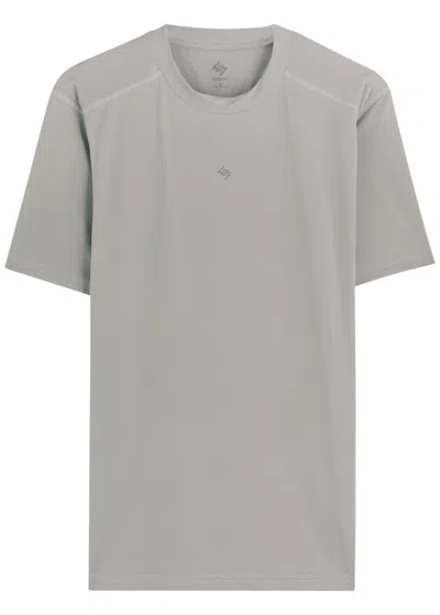 Represent 247 Contour Run Stretch-jersey T-shirt In Gray