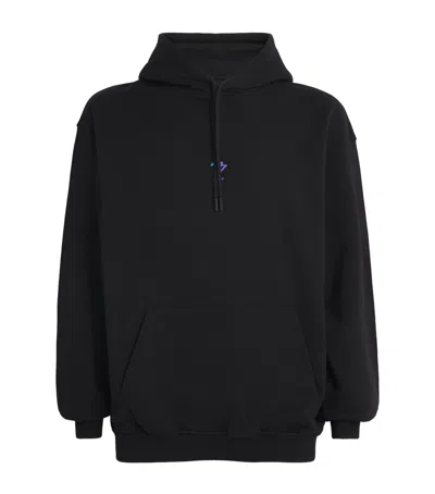 Represent 247 Cotton 247 Motion Oversized Hoodie In Black
