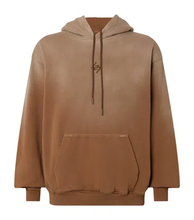 Represent 247 Cotton 247 Motion Oversized Hoodie In Brown
