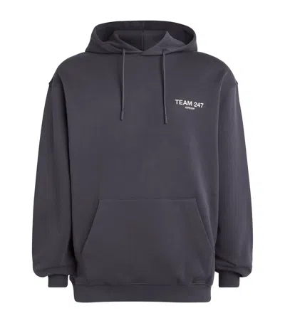Represent 247 Cotton Team 247 Hoodie In Blue