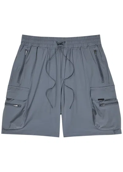 Represent 247 Dna Stretch-jersey Shorts In Blue