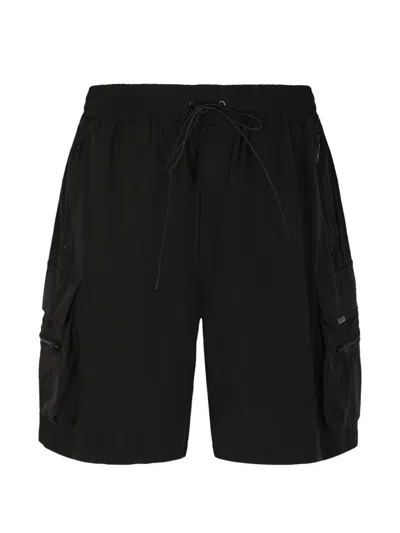 Represent 247 Drawstring Cargo Shorts In Black
