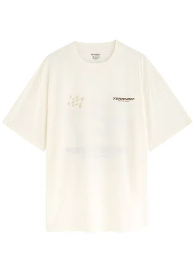 Represent 247 Future Printed Jersey T-shirt In White