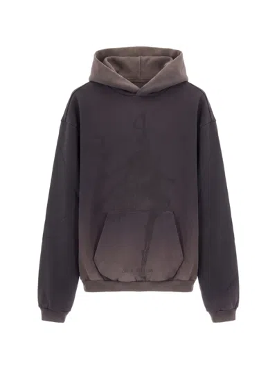 Represent 247 Graphic-print Fleece-texture Hoodie In Purple