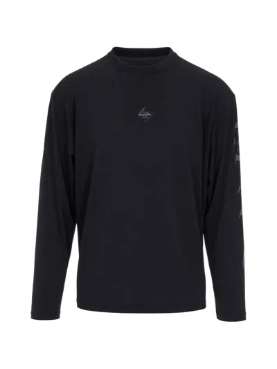 Represent 247 Graphic-print Long-sleeved T-shirt In Blue