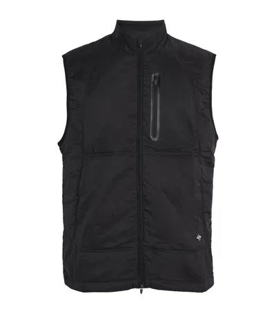 Represent 247 Half-padded Packable Run Gilet In Black
