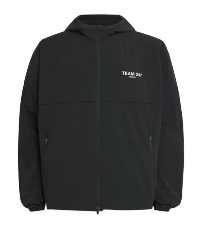 Represent 247 Hooded Team 247 Track Jacket In Black