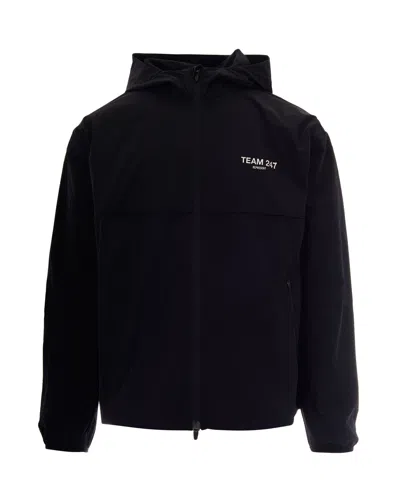 Represent 247 Lightweight Ripstop Nylon Track Jacket In Black