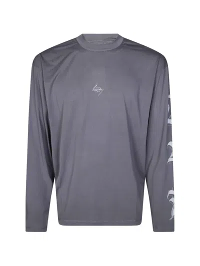 Represent 247 Long-sleeve Graphic-print T-shirt In Gray