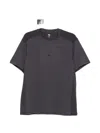 Represent 247 Mesh-panel T-shirt In Gray