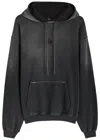 Represent 247 Motion Oversized Hooded Cotton Sweatshirt