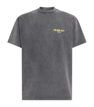 Represent 247 Oversized Team 247 T-shirt In Grey