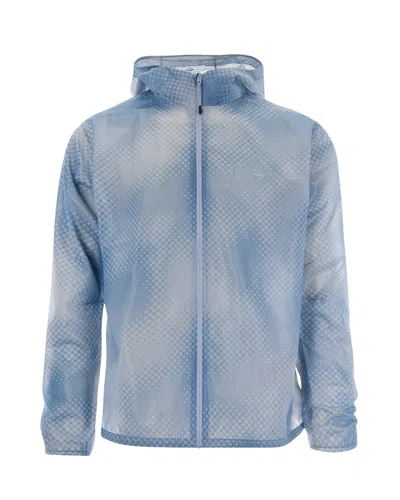 Represent 247 Packable Technical Nylon Jacket In Blue