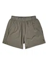 Represent 247 Perforated Trek Shorts In Brown