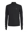 Represent 247 247 Run Quarter-zip Top In Black