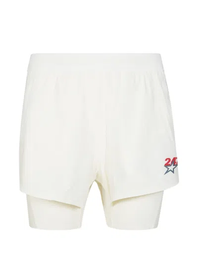 Represent 247 Shorts In White