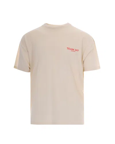 Represent 247 T-shirt Oversize 247 Cream In Neutral