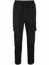 Represent 247 Toggle-fastening Track Pants In Black