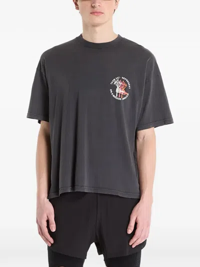 Represent 247 Torch Graphic-print T-shirt In Blue
