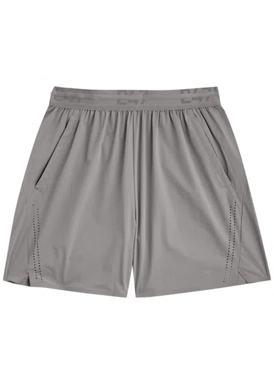 Represent 247 Training Stretch-jersey Shorts In Gray