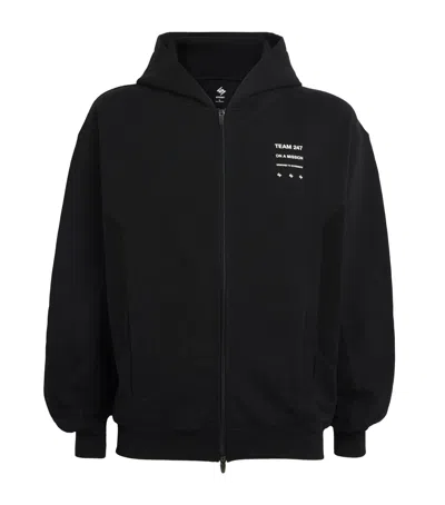 Represent 247 Uprising Zip-up Hoodie In Black