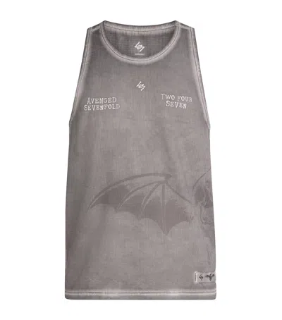 Represent 247 X Avenged Sevenfold Death Bat Graphic-print Vest In Gray