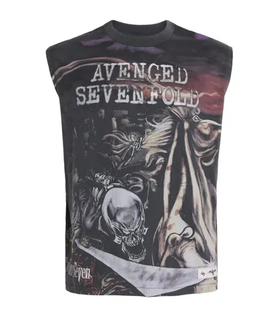 Represent 247 X Avenged Sevenfold Graphic Tank Top In Multi