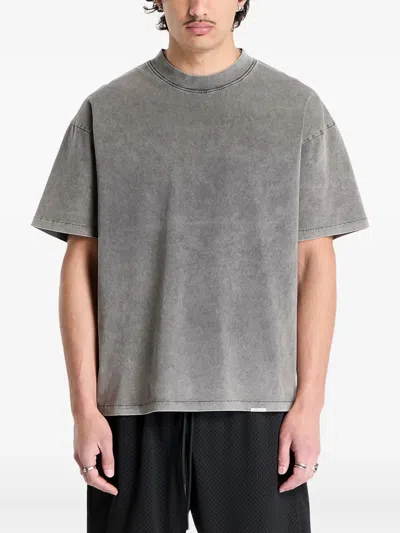 Represent Acid-wash T-shirt In Gray