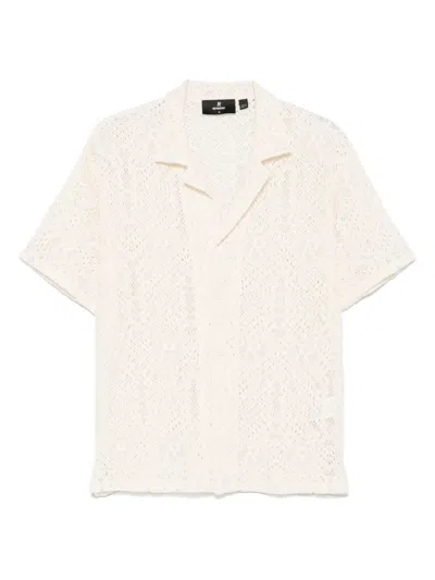 REPRESENT ALL-OVER CROCHET SHIRT