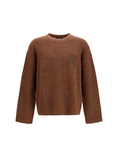 Represent Alpaca-blend Knit Sweater In Brown