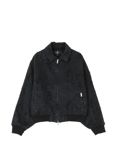 Represent Anarchy Distressed Jacket In Black