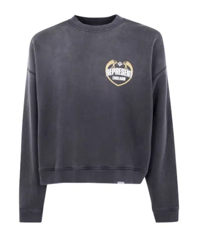 Represent Crew Neck Sweatshirt In Black