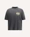Represent Graphic Print Crew Neck Short Sleeve T-shirt In Black