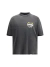 Represent Graphic Print Crew Neck Short Sleeve T-shirt In Black