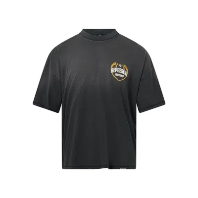 Represent Angel Border T-shirt In Black