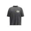 Represent Graphic Print Crew Neck Short Sleeve T-shirt In Gray