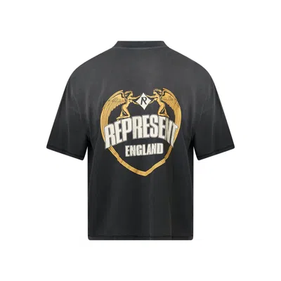 Represent Angel Border T-shirt In Black