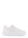 Represent Apex Leather And Suede Sneakers In White