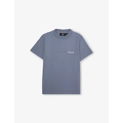 Represent Kids' Baby Blue Owners Club Crew-neck Cotton-jersey T-shirt 1-6
