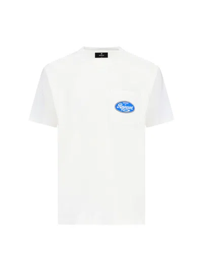 Represent Back Print T-shirt In Flat White