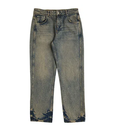 Represent Baggy Straight Jeans In Blue